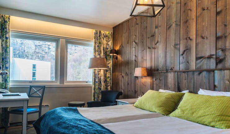 Hotel Union Geiranger bedroom with view