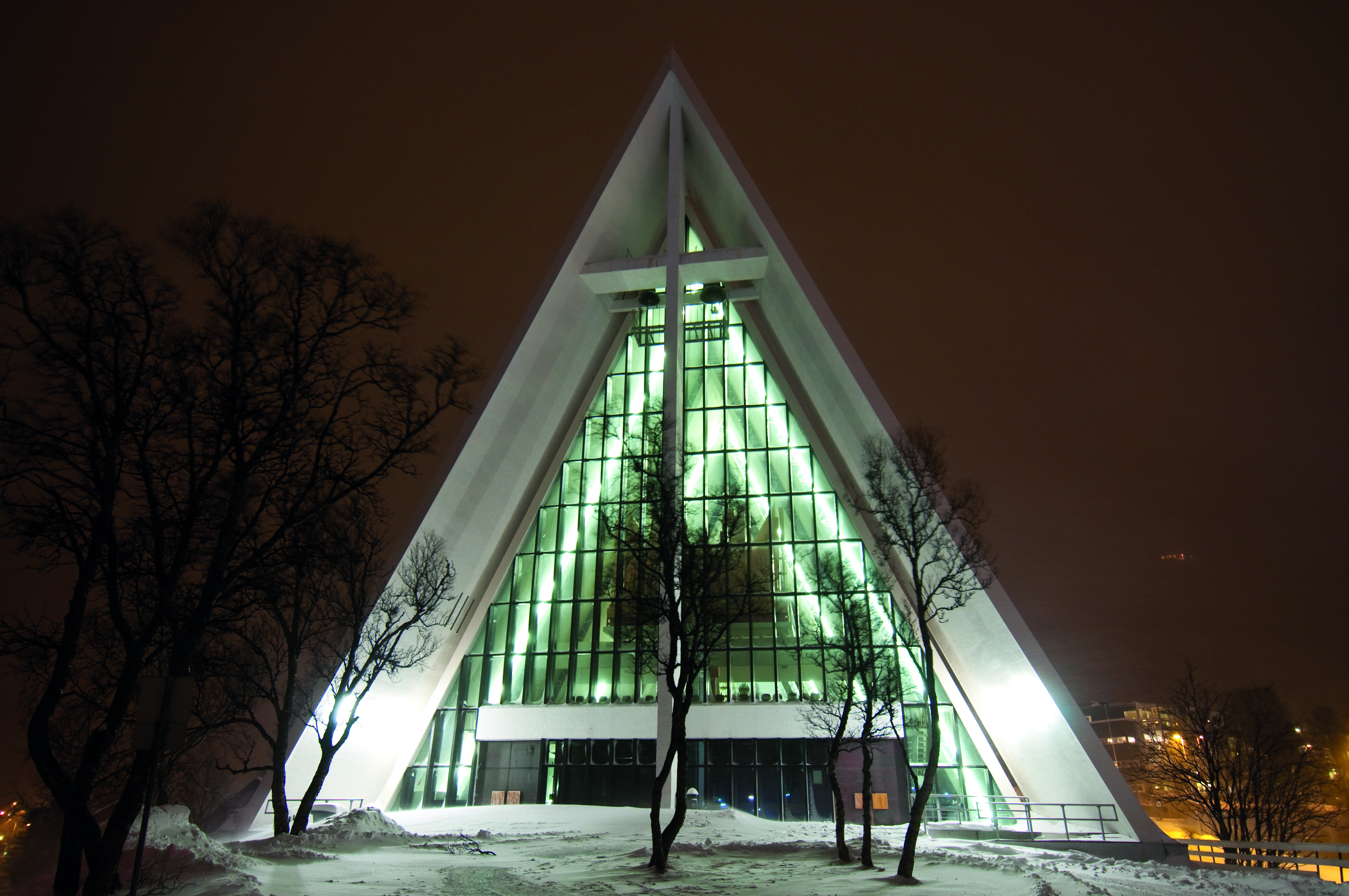 Tromso Norway in winter snow