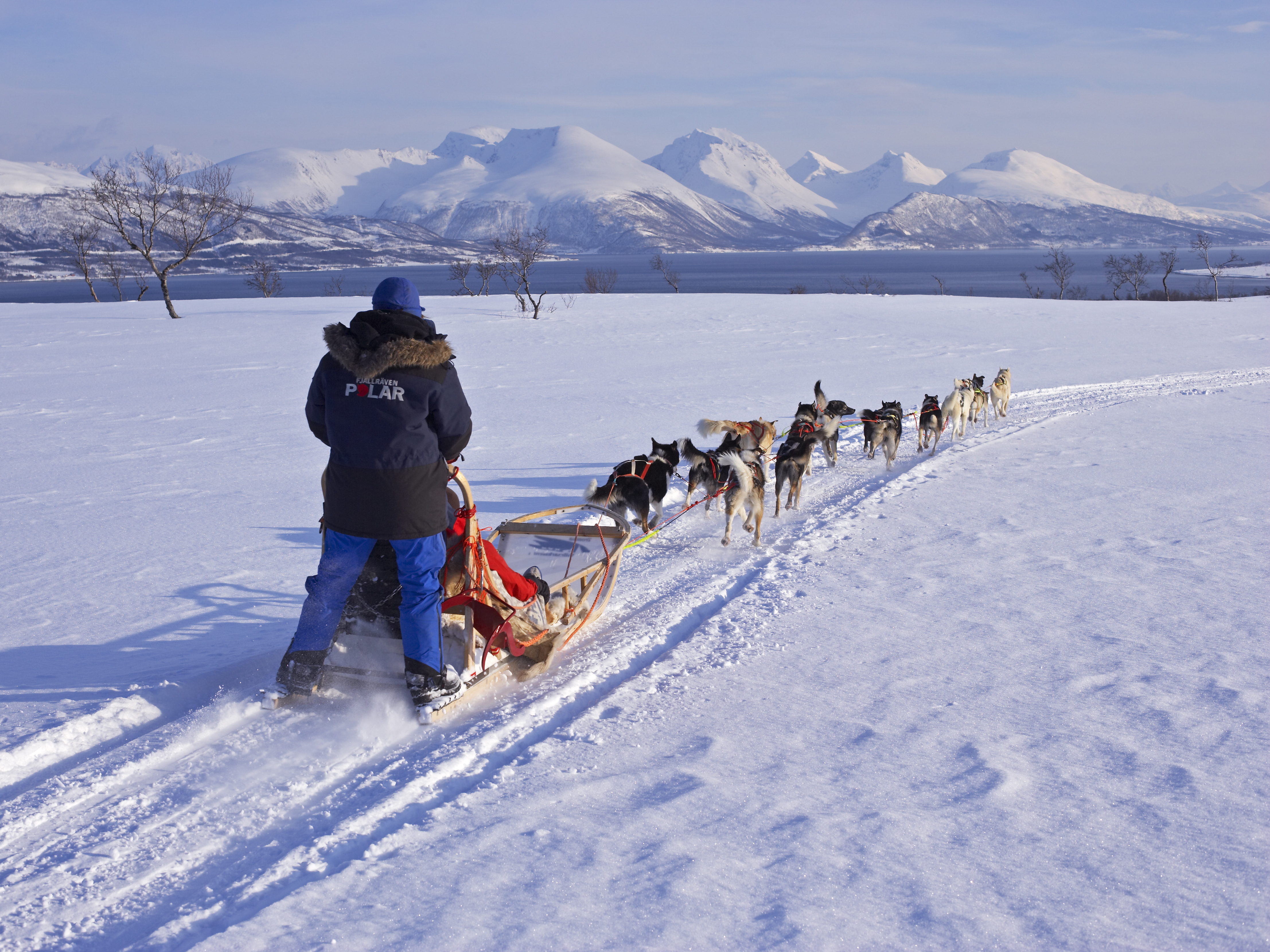 Tromso Norway in winter snow