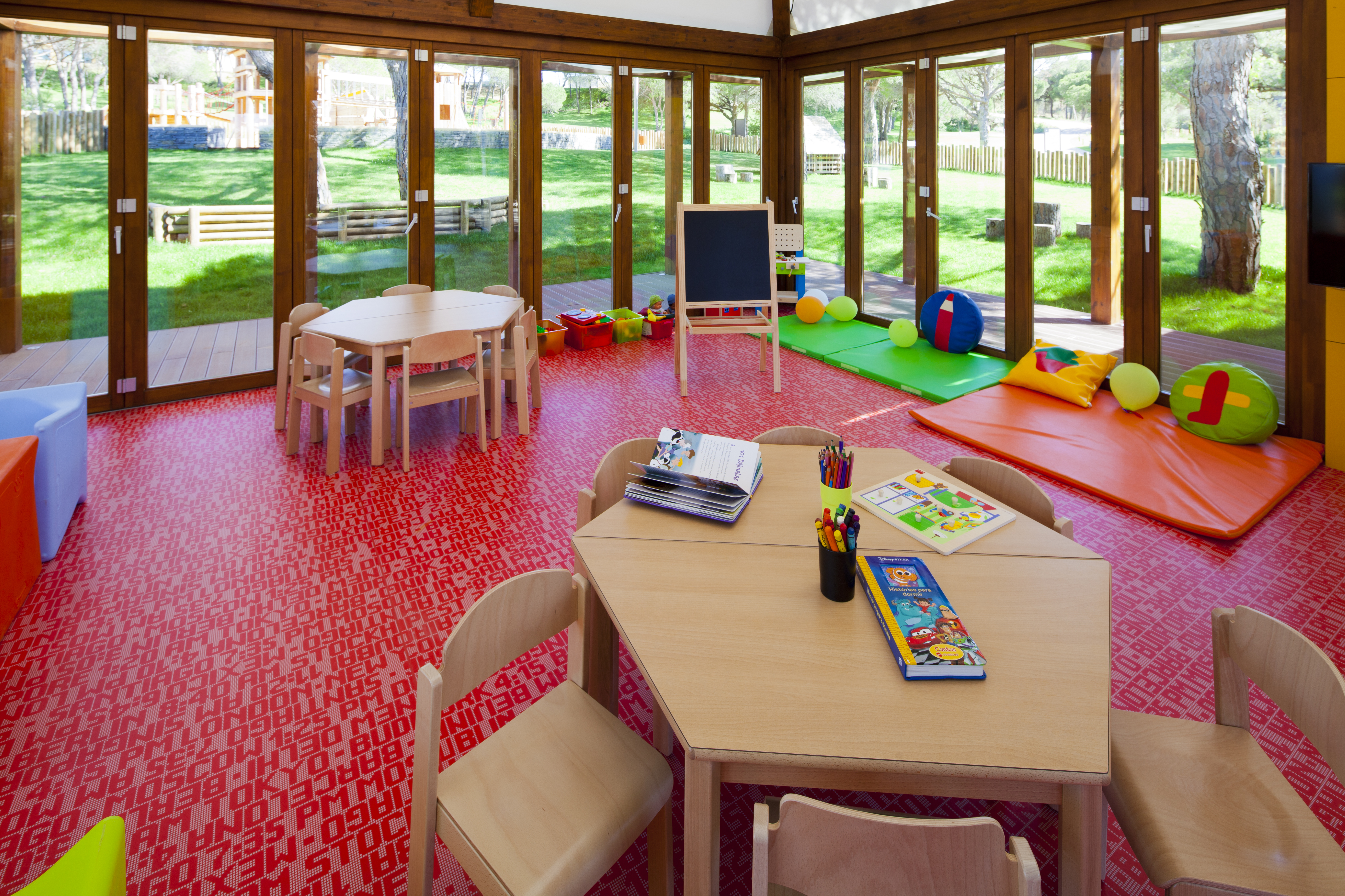 Epic Sana kids club, toys, desks, colourful things to play with