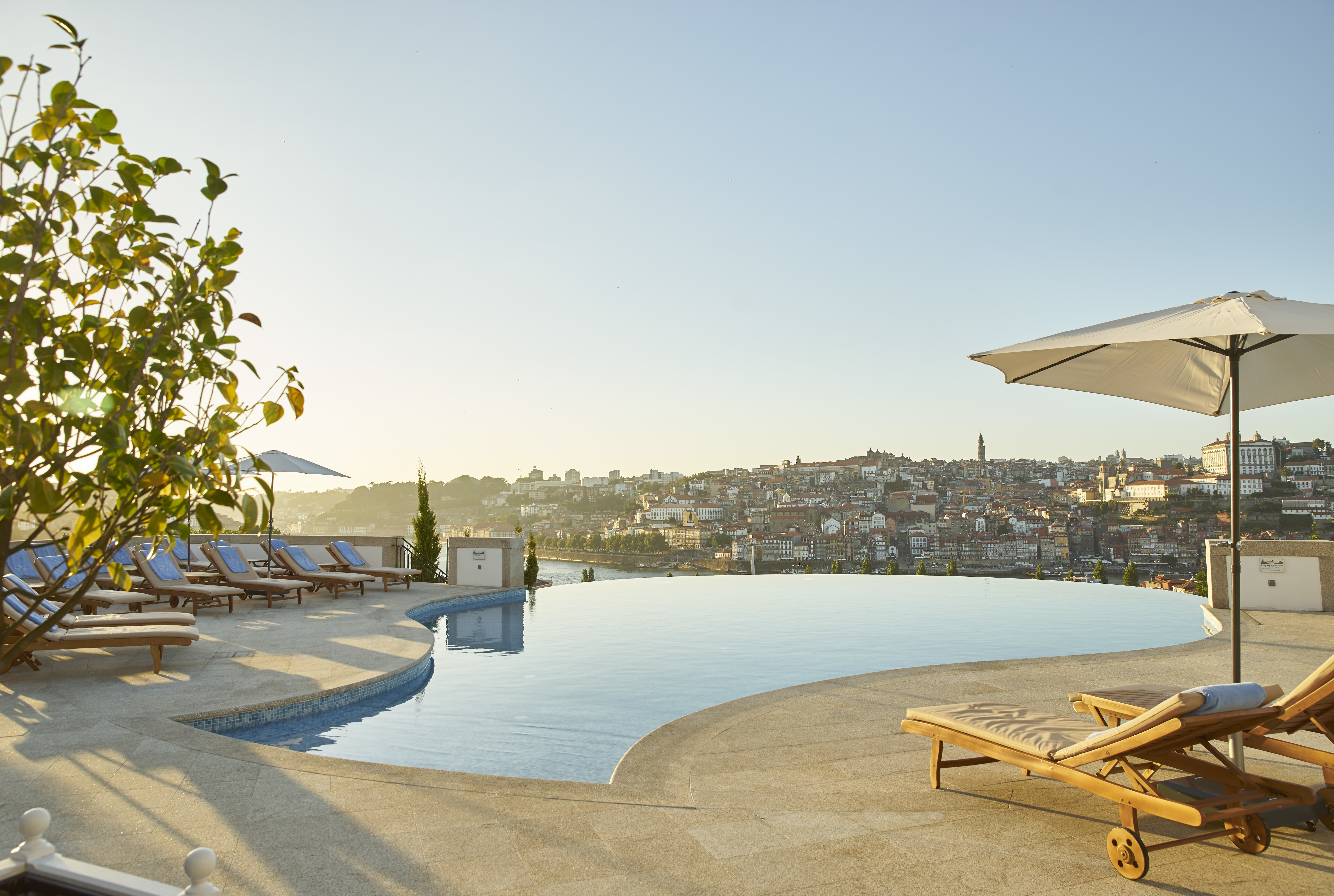Yeatman Portugal outdoor pool and sunshade