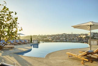 Yeatman Portugal outdoor pool and sunshade