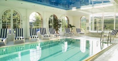 Chateau d'Isenbourg indoor swimming pool