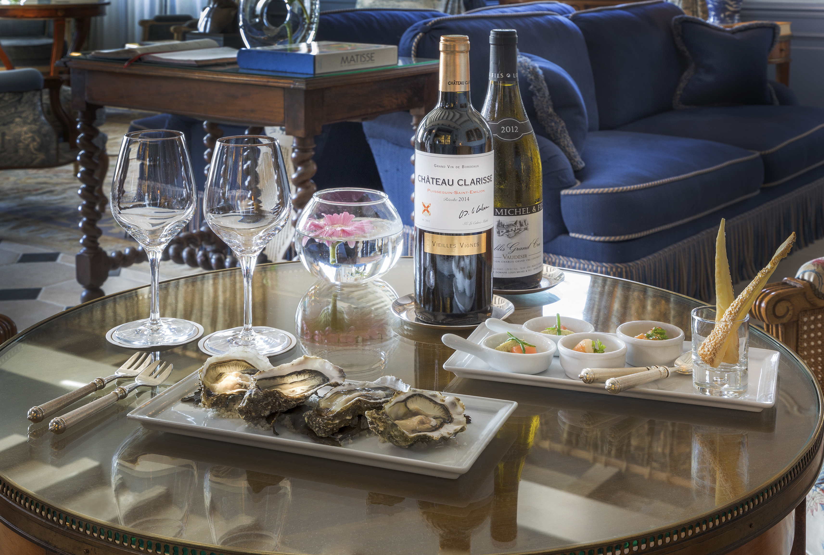 Hotel de Toiras plate of oysters