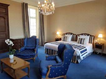 Chateau de Gilly blue suite
