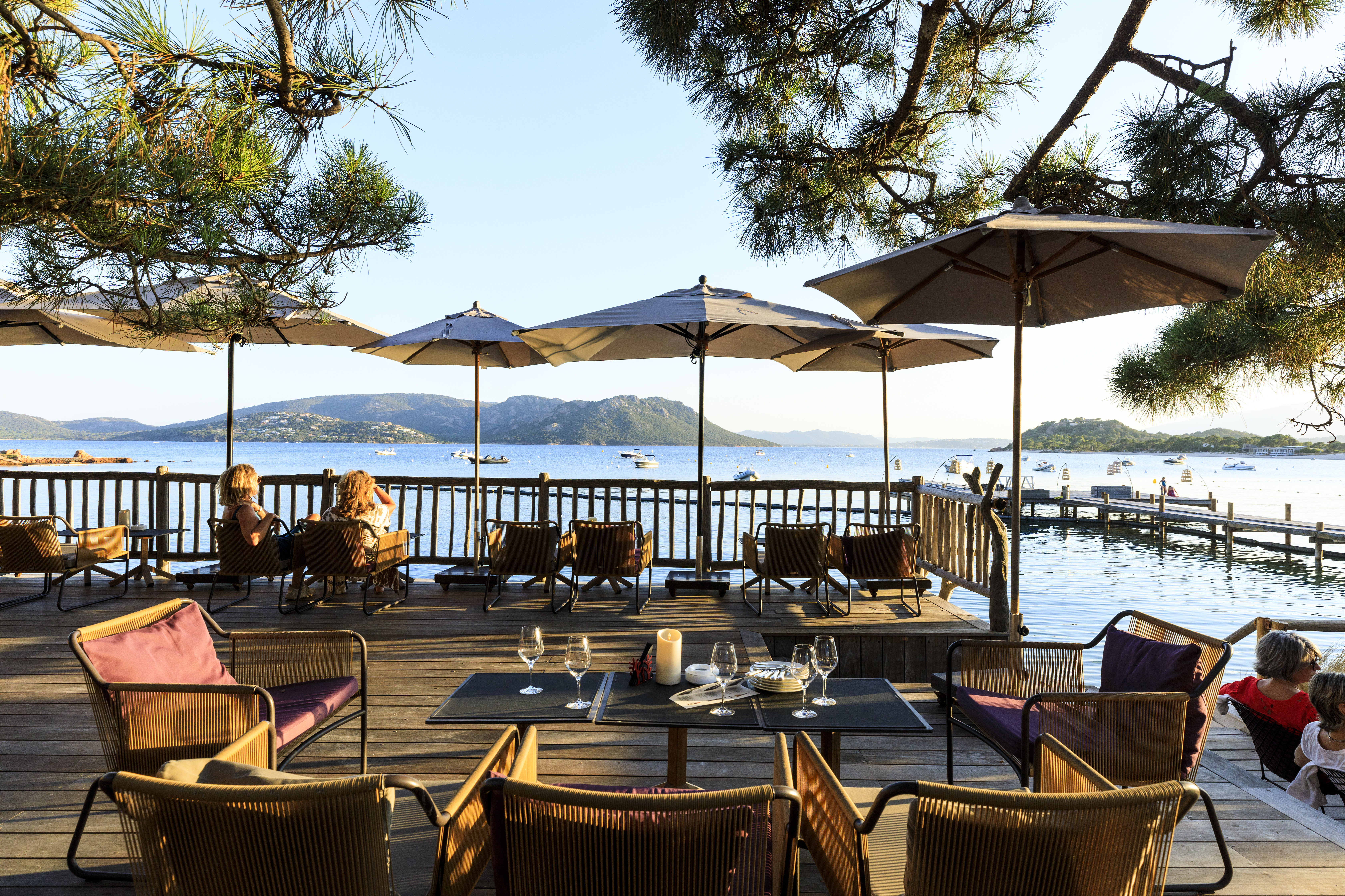 Beach hotel in Corsica