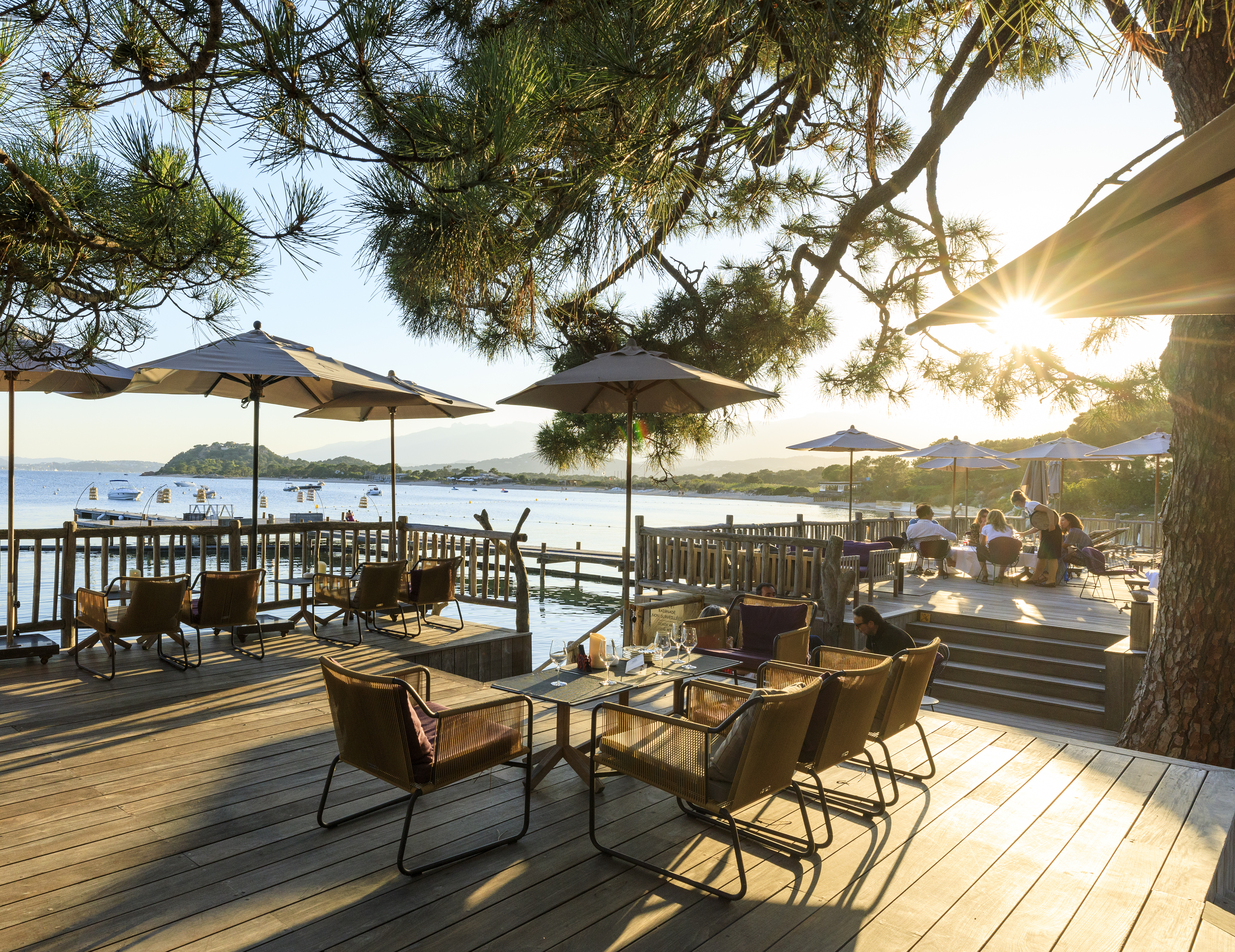 Beach hotel in Corsica