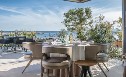 Le Cap d'Antibes Beach Hotel Cote d'Azur dining area outdoor