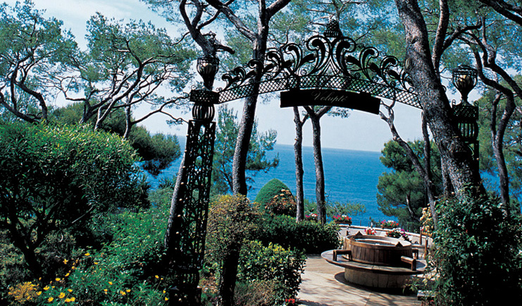 Grand Hotel du Cap Ferrat Cote d'Azur gardens trees sea view