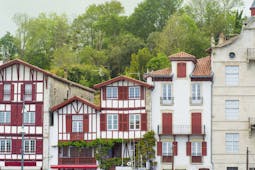 red timbered Basque-houses in St Jean de Luz