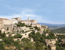 La Bastide de Gordes Provence village exterior aerial view