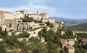 La Bastide de Gordes Provence village exterior aerial view