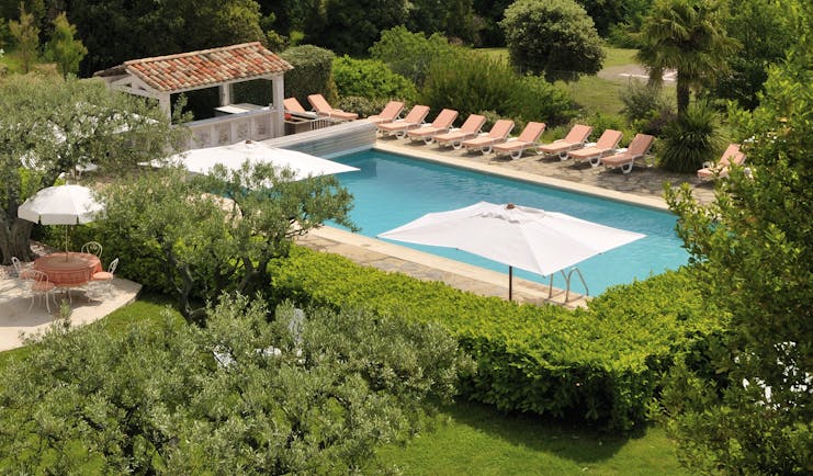 Bastide du Calalou Provence outdoor pool with loungers