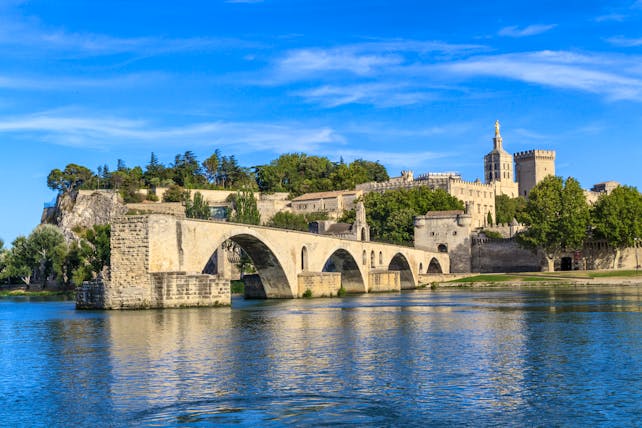 Avignon bridge of Saint Benezet in Provence