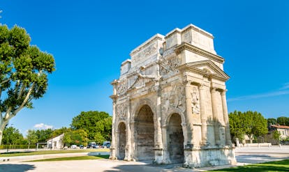 Roman triumphal arch in UNESCO site of Orange