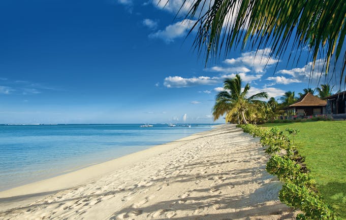 Lux Le Morne Mauritius beach white sands clear blue ocean