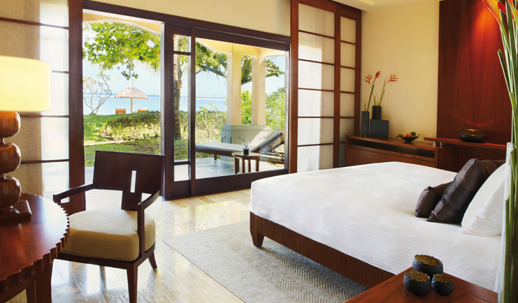 Shanti Maurice Mauritius junior bedroom minimalist decor patio sea view