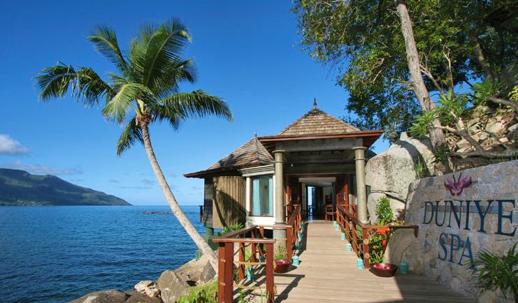 Hilton Northolme Seychelles Duniye spa exterior pavilion jetty sea view