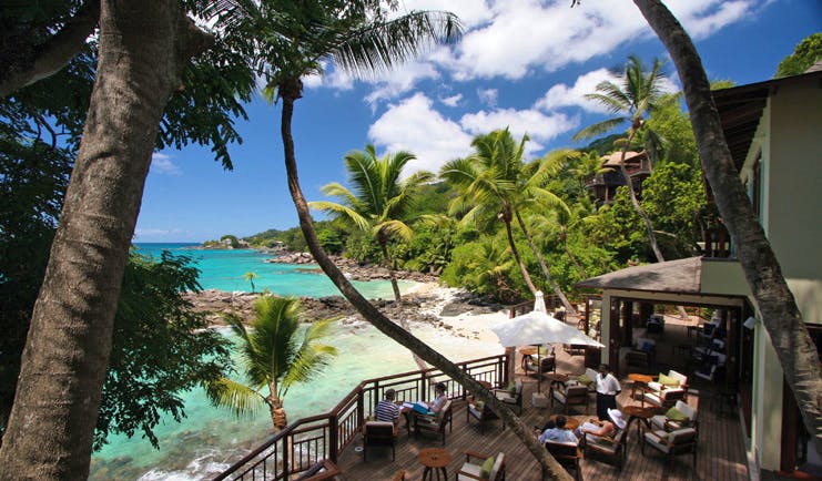 Hilton Northolme Seychelles ocean view bar terrace deck area beach view 