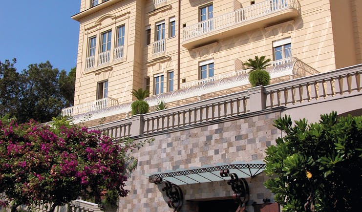 Hotel Antiche Mura Amalfi Coast exterior building with balconies