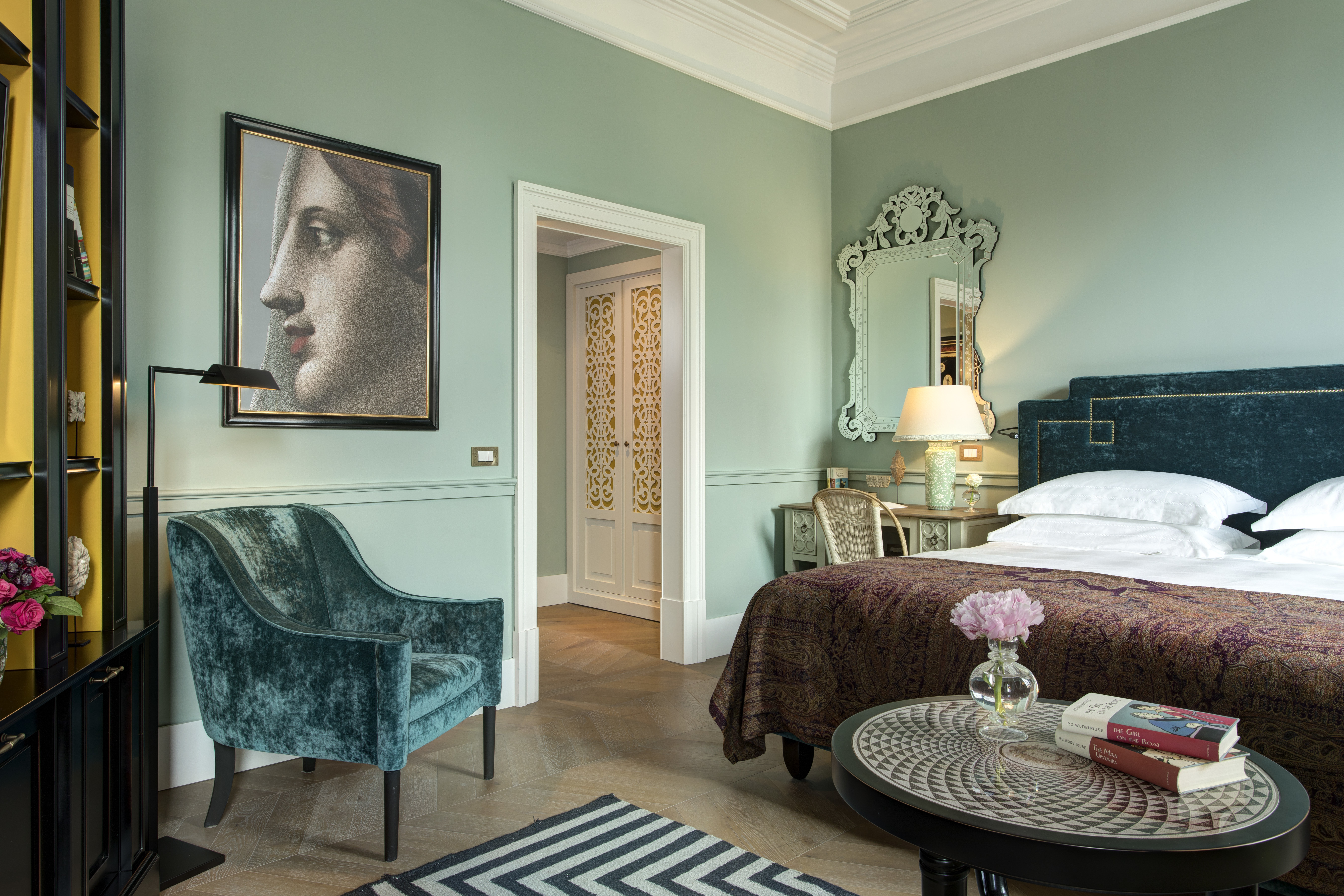 Hotel de la Villa Rome green room