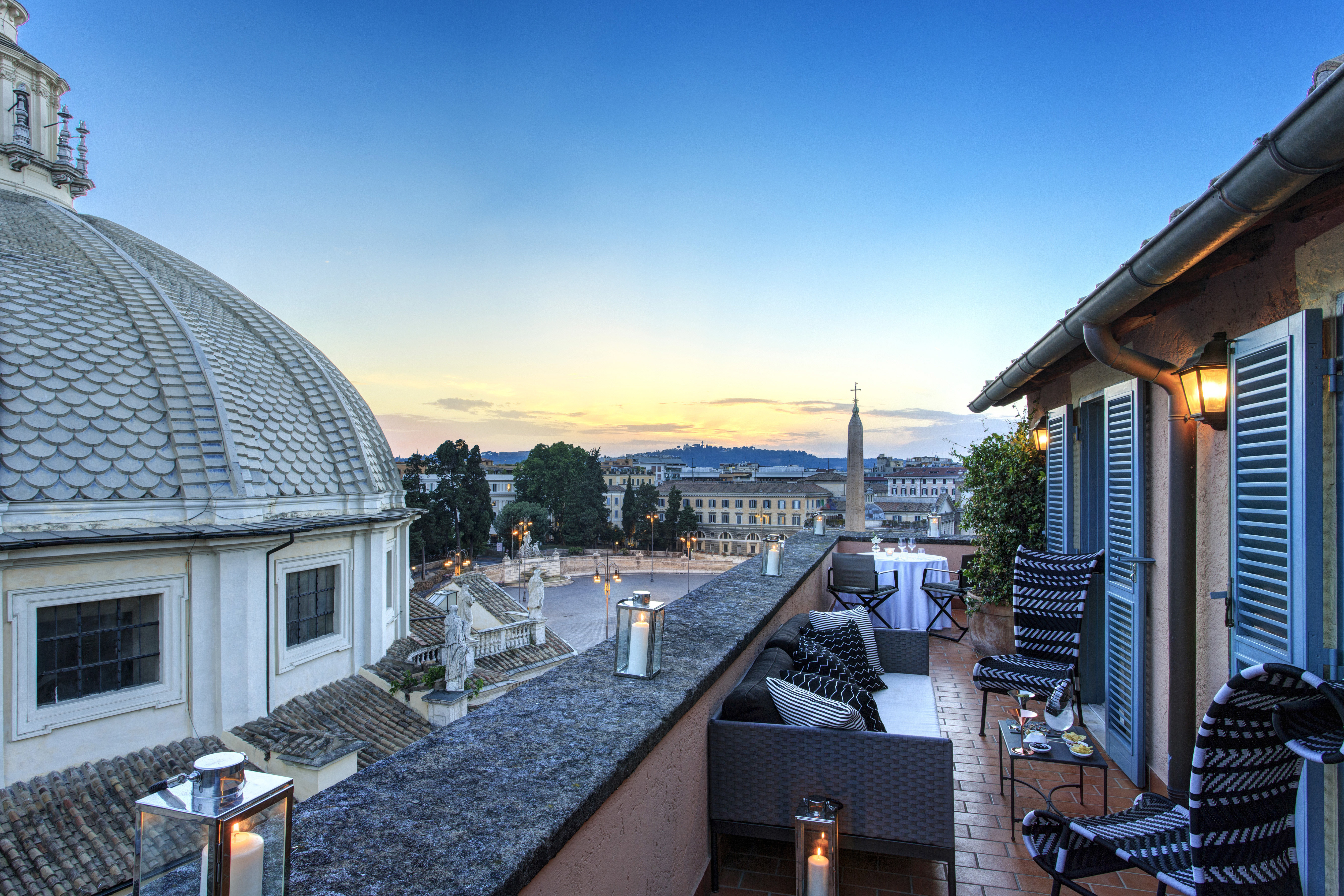 Hotel de Russie Rome rooftop terrace