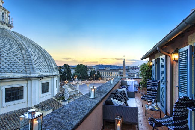Hotel de Russie Rome rooftop terrace