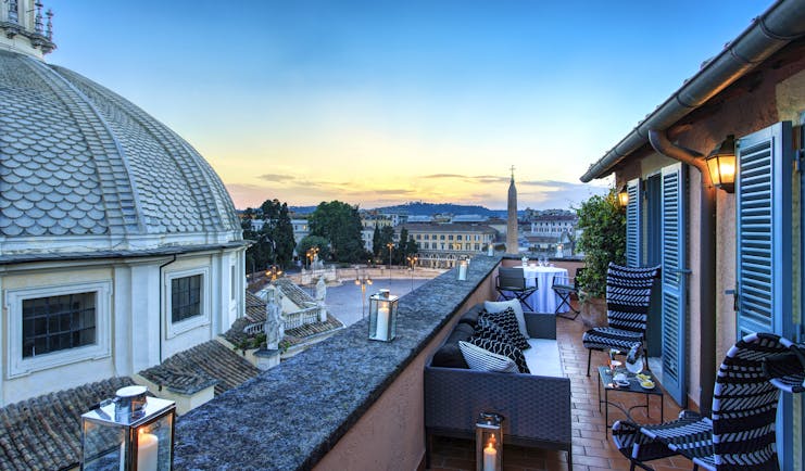 Hotel de Russie Rome rooftop terrace