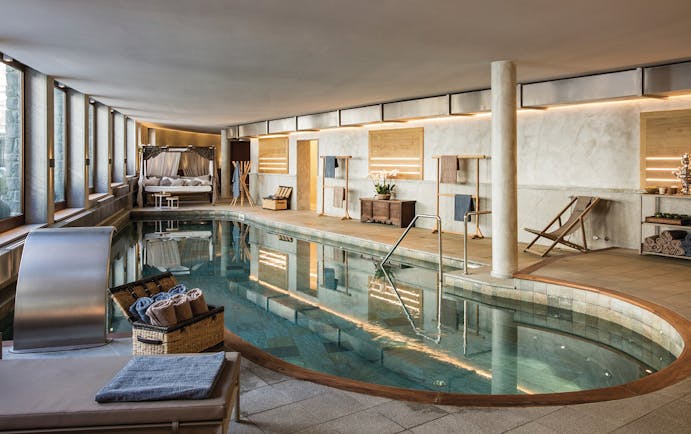 Hotel Hermitage Italy Alps indoor pool 