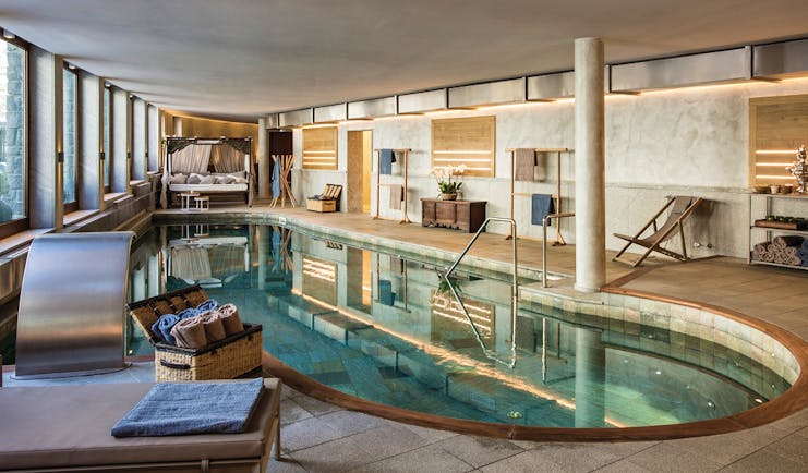 Hotel Hermitage Italy Alps indoor pool 
