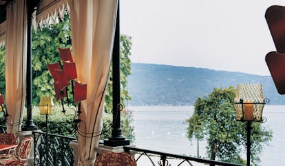 Villa Feltrinelli Lake Garda view of lake Garda from hotel