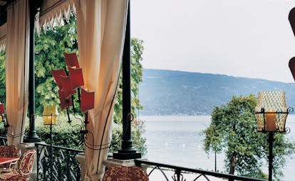 Villa Feltrinelli Lake Garda view of lake Garda from hotel