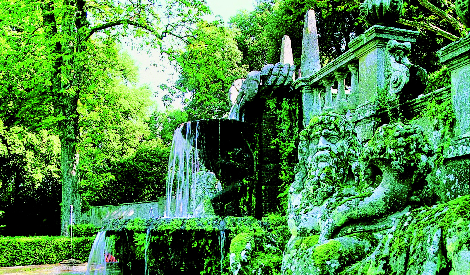 Villa Lante fountain and sculpture