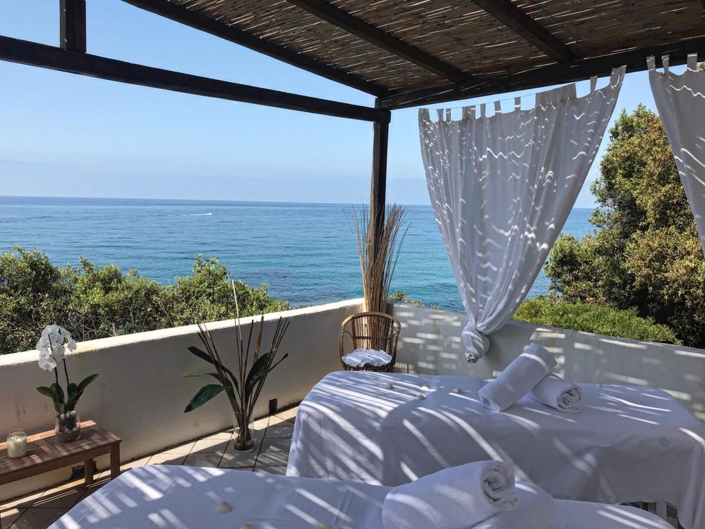 outdoor spa treatments by sea