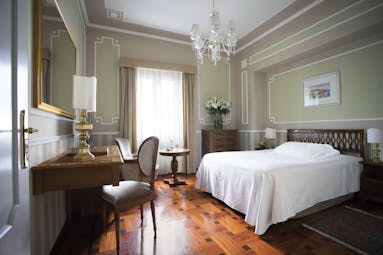 Grand Hotel Miramare Ligurian Riviera single room bed desk 