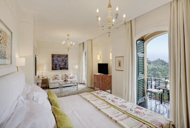 Splendido Portofino balcony room views over sea elegant décor