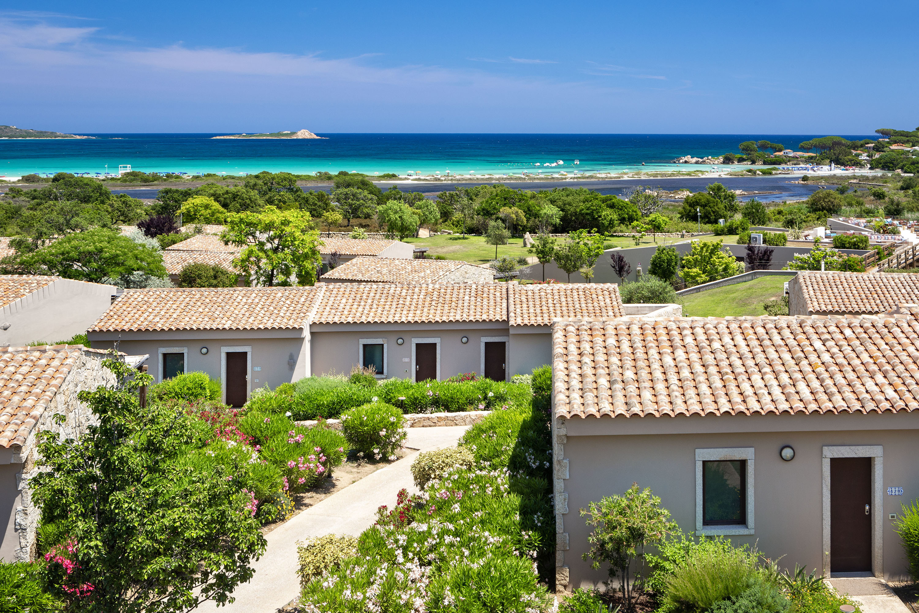 Seaside resort Sardinia houses