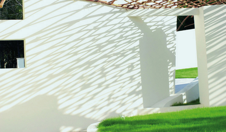 Hotel La Coluccia Sardinia hotel wall modern architecture