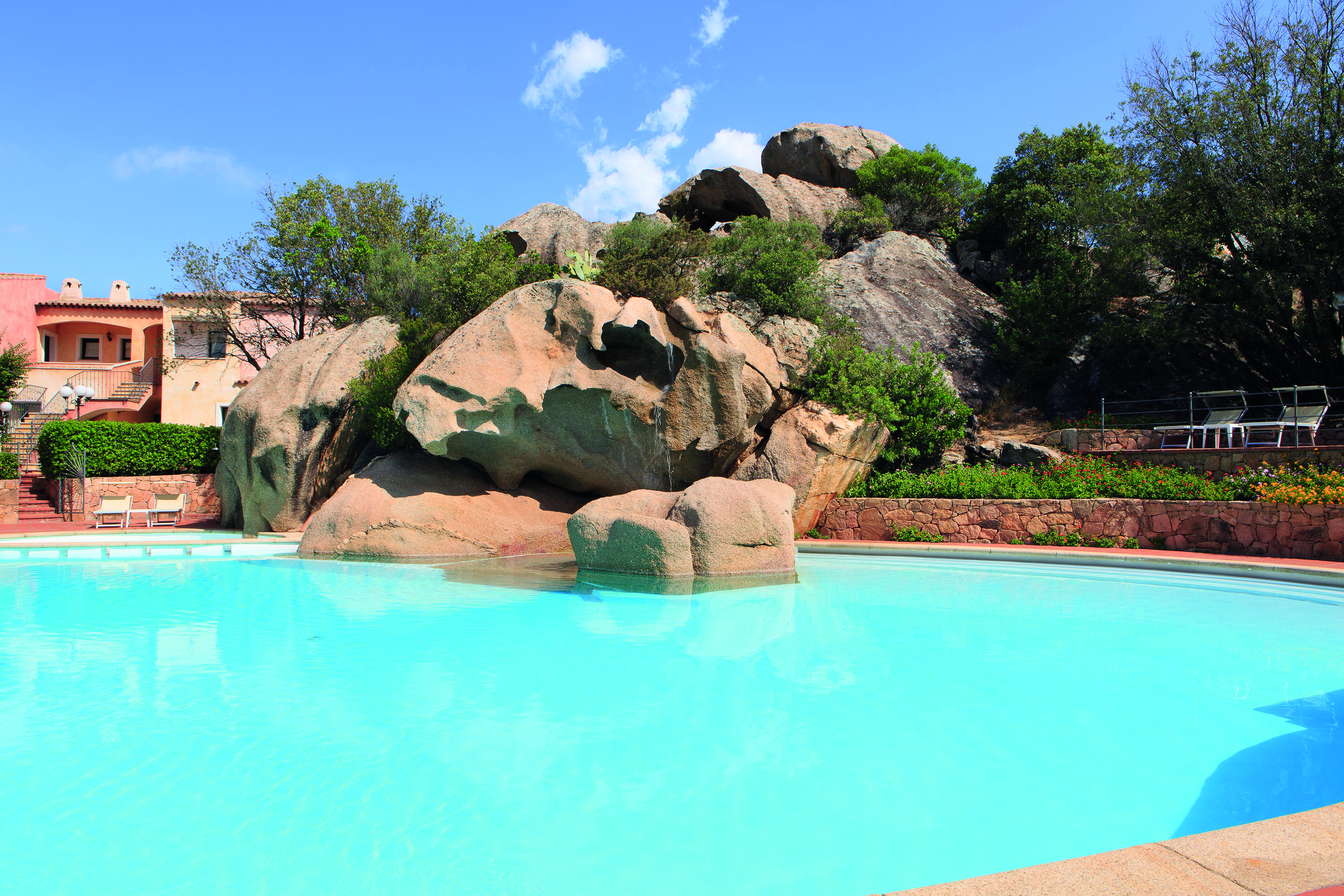 La Rocca Sardinia pool rock feature