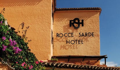 Hotel Rocce Sarde Sardinia hotel sign traditional architecture