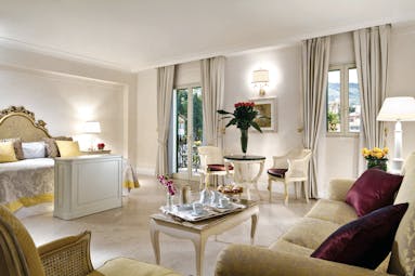 Villa Sant Andrea Sicily suite living area sofas bed 
