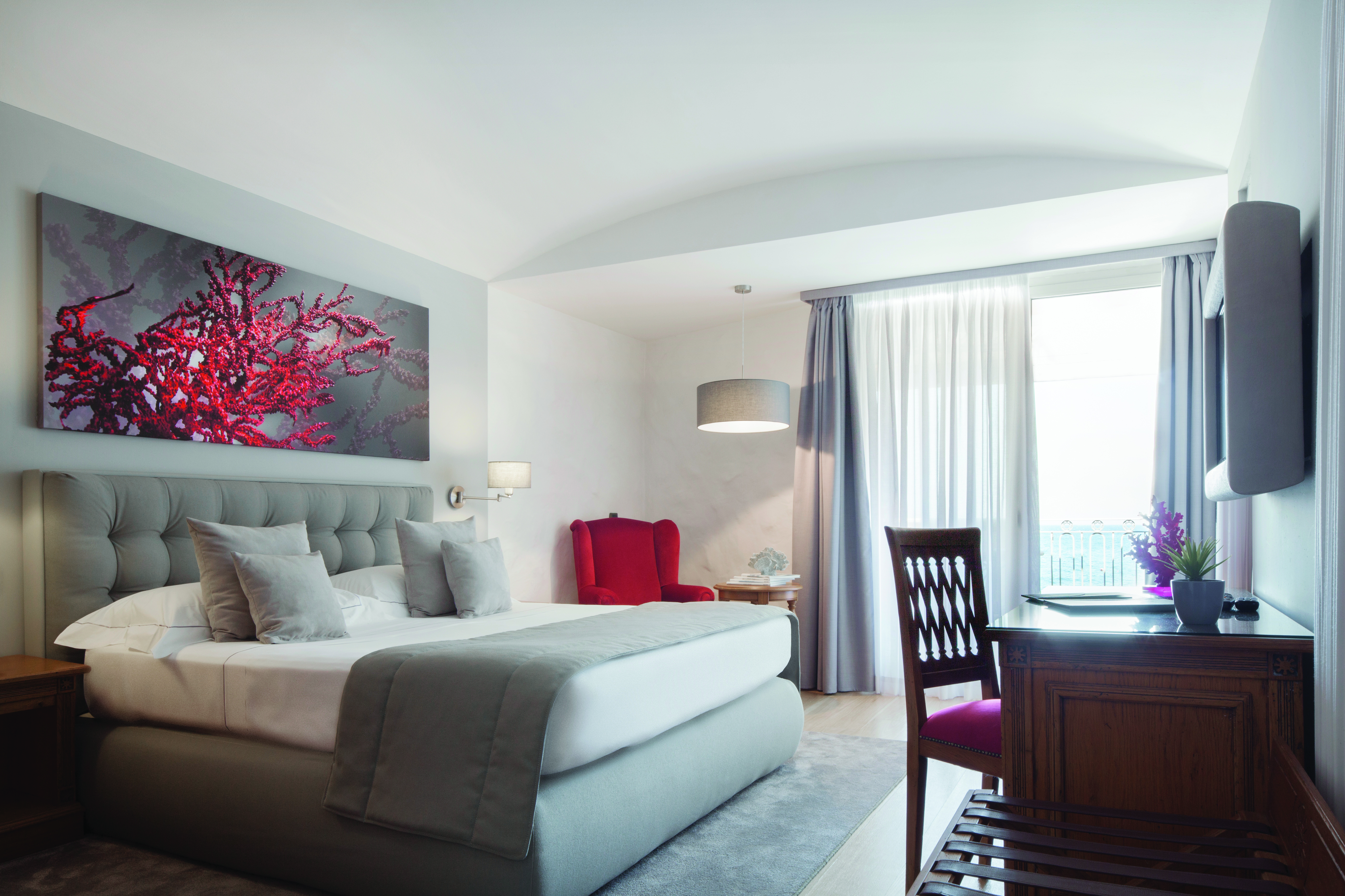 Mazzaro Sea Palace Sicily classic bedroom modern décor bed bedroom furniture