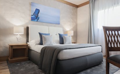 Mazzaro Sea Palace Sicily superior bedroom modern décor bed