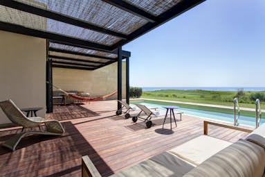Verdura Resort villa peonia terrace and pool