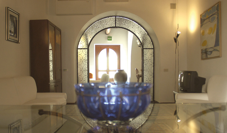 Villa Meligunis Sicily indoor lounge sofas modern décor