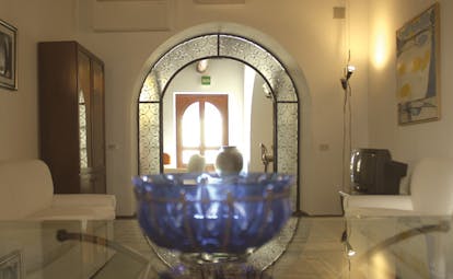 Villa Meligunis Sicily indoor lounge sofas modern décor