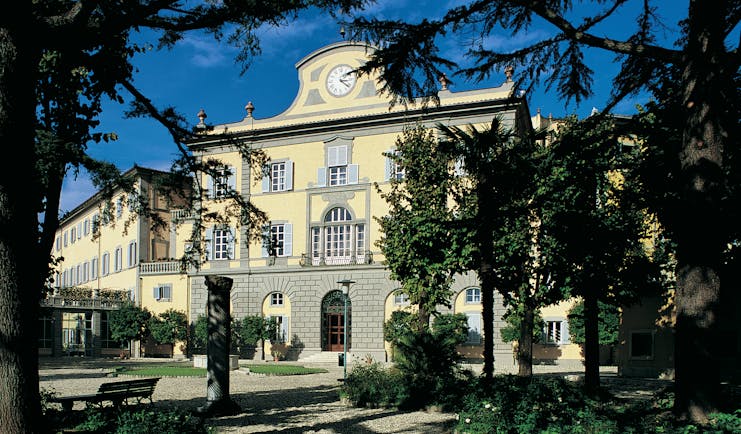 Bagni Di Pisa Tuscany main hotel building trees driveway