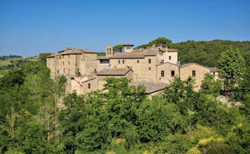 Castel Monastero Tuscany hotel exterior 