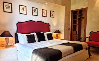 Tuscan castle hotel with country views