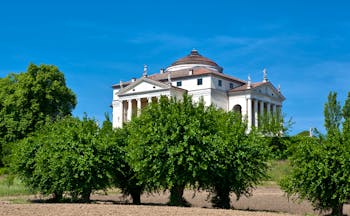Palladian classical villa with round rooftop called La Rotonda near Vicenza